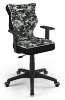 Vaikiška darbo kėdė Duo ST33 Size 6, 40 x 42.5 x 91.5 - 104.5 cm, juoda/žalia