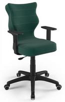 Vaikiška darbo kėdė Duo VT05 Size 6, 40 x 42.5 x 89.5 - 102.5 cm, juoda/tamsiai mėlyna