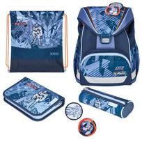 herlitz ultralight - Herlitz UltraLight Plus TechMech Mokyklinis krepšys, Mėlyna/Oranžinė (Blue/Orange) - 1 nuotrauka