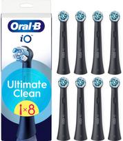 Oral-B iO UltimateClean, juodos (Black), 8 vnt.