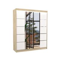 Spinta ADRK Furniture Traves 180, balta/smėlio (White/Sand)
