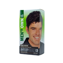 HENNAPLUS MEN'S OWN plaukų dažai vyrams 80 ml - Tamsi Ruda (Dark Brown)