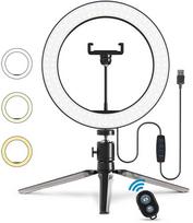 Goapa LED Ring Light su trikoju stovu ir Bluetooth pulteliu
