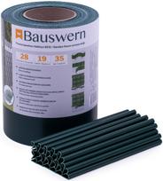 tvoros vartai - Tvoros juostos rinkinys BAUSWERN Eco, 35 x 0,19 m (450 g/m²) + 28 klipsai, žalia (Green) - 1 nuotrauka