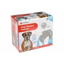 Flamingo Puppy Dipy Juodos (Black) M 12 vnt.