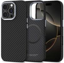 carbon case iphone 16 pro max - Tech-Protect "Ion Carbon MagSafe Case for iPhone 16 Pro Max" Juodas/Pilkas (Black/Silver) - 1 nuotrauka