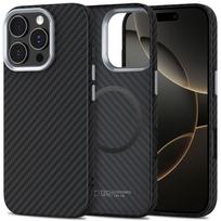 carbon case iphone 16 pro max - Tech-Protect "Ion Carbon MagSafe Case for iPhone 16 Pro Max" Juodas/Pilkas (Black/Silver) - 2 nuotrauka