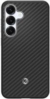 galaxy - Samsung Spigen Enzo Aramid Case Galaxy S25+ Juodas (Black) Sidabras (Silver) - 1 nuotrauka