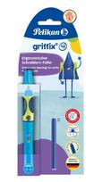kairiarankiams - Plunksnakotis Pelikan Griffix-4 L Neon Fresh Mėlyna (Neon Fresh Blue) - 1 nuotrauka
