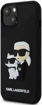 Karl Lagerfeld "3D Rubber Karl and Choupette Case for Apple iPhone 13" Juodas (Black)