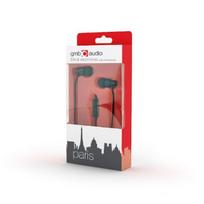 Gembird Paris Metal ausinės su mikrofonu Juodos (Black)