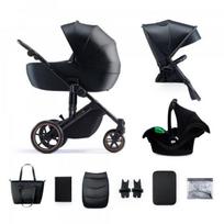 primo vezimelis - Universalus vežimėlis KinderKraft Prime 2 3in1 Mink Pro, Juodas (Black) - 1 nuotrauka