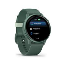 ismanusis laikrodis garmin 6 - Garmin Vivoactive 6 010-02985-02 Metalinės jaspio spalvos su žaliu dirželiu (Jasper Green) - 3 nuotrauka