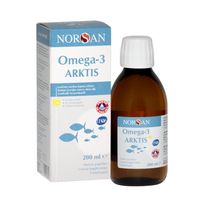 citrinos - NORSAN OMEGA-3 ARKTIS su vitaminu D, citrinų skonio, 200 ml - 3 nuotrauka