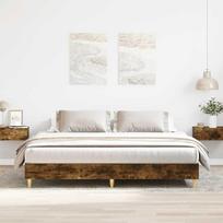 ciuzinio 80x200 - vidaXL Lovos rėmas be čiužinio, dūminis (Smoky Oak), 180x200 cm, apdirbta mediena - 1 nuotrauka