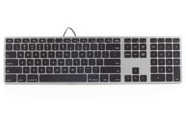 mac klaviatura - Matias Aluminum RGB Keyboard for Mac UK Space Gray (Pilka) - 8 nuotrauka