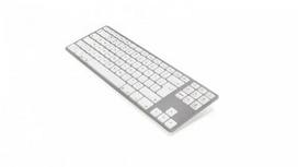 mac klaviatura - Matias Aluminum RGB Keyboard for Mac UK Silver (Sidabrinė) - 2 nuotrauka