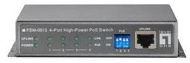 one levelone switch - LevelOne 5-Port Fast Ethernet PoE Switch FSW-0513 - 1 nuotrauka