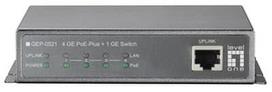 one levelone switch - LevelOne 5-Port Gigabit PoE Switch GEP-0521 - 1 nuotrauka