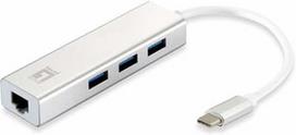 usb network adapter - LevelOne USB-0504 Gigabit Type-C - 1 nuotrauka