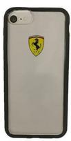 Ferrari FEHCRFP7BK Back Case For Apple iPhone 7/8 Transparent/Black