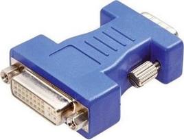 dvi i vga adapter - Vivanco Adapter DVI to VGA Blue 45452 - 1 nuotrauka