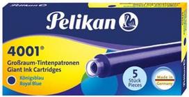 pelikan kapsules melyna - Pelikan Ink Cartriges Royal Blue 5pcs 310748 - 1 nuotrauka