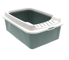 kraiko deze tualetas - Rotho Eco Bonnie kačių kraiko dėžė, M, žalia/pilka (Green/Grey) - 2 nuotrauka