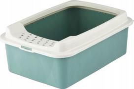 kraiko deze tualetas - Rotho Eco Bonnie kačių kraiko dėžė, M, žalia/pilka (Green/Grey) - 3 nuotrauka