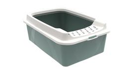 kraiko deze tualetas - Rotho Eco Bonnie kačių kraiko dėžė, M, žalia/pilka (Green/Grey) - 4 nuotrauka