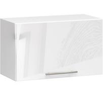 ermitazas pakabinamos spinteles - Akord Oliwia Viršutinė virtuvinė spintelė W60OK, balta/balta blizgi (White/Glossy White) - 1 nuotrauka