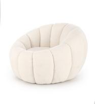 Fotelis Halmar Gaspar, kreminė (Cream)