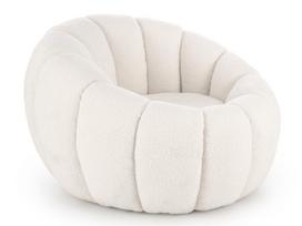 gaspar fotelis - Fotelis Halmar Gaspar, kreminė (Cream) - 3 nuotrauka