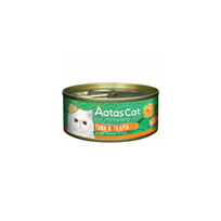 zuvies konserva - Šlapias kačių maistas Aatas Cat Tantalizing Tuna & Tilapia, žuvis/tunas, 0.08 kg - 3 nuotrauka