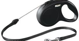 pavadelis flexi s - FLEXI New Classic S virvinis pavadėlis 5 m juodas (Black) iki 12 kg - 7 nuotrauka