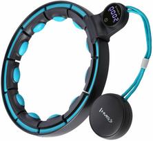 gimnastikos lankas - HMS Hula Hoop HHM17, juodas/turkio (Black/Turquoise) - 3 nuotrauka