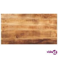 stalvirsis 120x60 - vidaXL Stalviršis, 120x60x2,5cm, grublėta mango mediena (Natural Mango) - 4 nuotrauka
