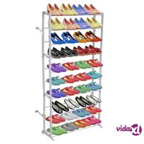 20 cm lentyna - vidaXL Stovas batams su 10 lentynų, 72 x 20 x 140 cm - 3 nuotrauka