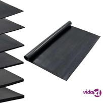 guma kilimeliai - vidaXL Kilimėlis, 1.2 m x 2 m, neslystantis (Non-slip), 3 mm, lygus - 2 nuotrauka
