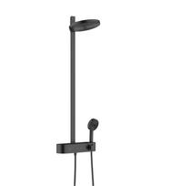 juoda duso sistema hansgrohe - Dušo komplektas su termostatu Hansgrohe Pulsify S ShowerTablet Select 400, juodas (Black) - 2 nuotrauka