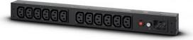ilgintuva rite - CyberPower PDU20BHVIEC12R Maitinimo paskirstymo įrenginys 1U, 16A, 12xIEC-320, Juodas (Black) - 1 nuotrauka