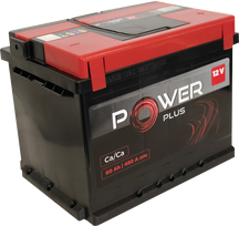akumuliatorius 60ah - Power Plus 60Ah 480A 12V - 2 nuotrauka