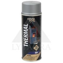 aerozolio dazai - Aerozoliniai dažai INRAL THERMAL, aliuminio RAL9006, atsparūs karščiui, 400 ml - 2 nuotrauka