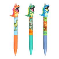 trinamas rasiklis - Rašiklis DINO KIDS Line 0.5mm, rašau-trinu - 1 nuotrauka