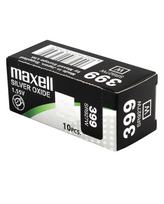 laikrodziu baterijos - Maxell 399 (SR927W) Baterijos 10 vnt. - 2 nuotrauka