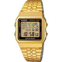 casio gold vintage - Casio A500WGA-9DF Auksinis (Gold) - 4 nuotrauka