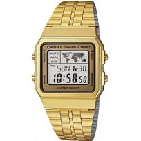 casio gold vintage - Casio A500WGA-9DF Auksinis (Gold) - 5 nuotrauka