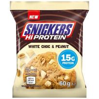 snickers protein - Šokoladinis batonėlis SNICKERS HI PROTEIN COOKIE BALTAIS ŠOKOLADAIS IR ŽEMĖS RIEŠUTAIS, 60 g - 1 nuotrauka