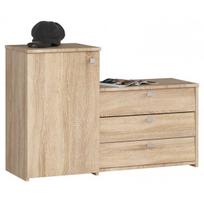 Akord Furniture Factory Batų spintelė S16, sonoma ąžuolas (Sonoma Oak)