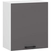 Akord Pakabinama virtuvės spintelė Oliwia W50, balta/pilka (White/Grey)
